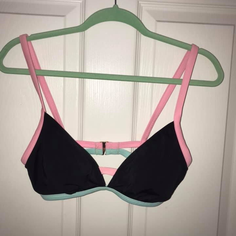 Multi colored bikini top